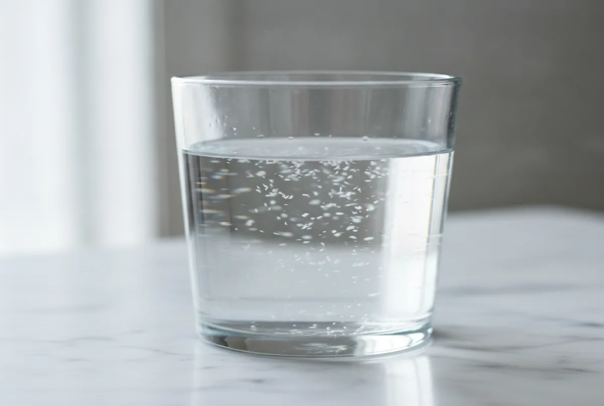Хлопья в воде